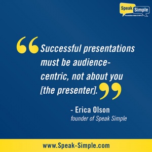 Successful presentations quote